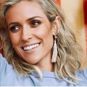 Uncommon James Strawberry Fields Earrings - White / gold / brown